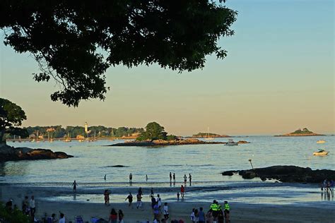 Beverly MA West Beach at Sunset 4th of July Summer Photograph by Toby ...