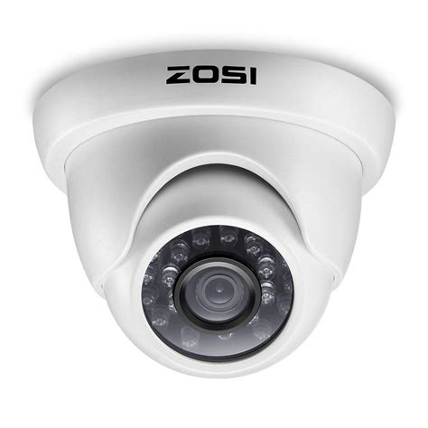 ZOSI Wired 1080p Indoor/Outdoor Dome Security Camera 4-in-1 Compatible ...