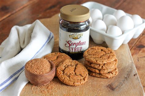 Sorghum Syrup Crinkle Cookies - Golden Barrel Sorghum Syrup Recipe