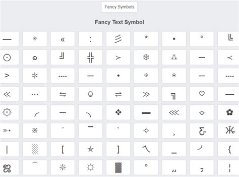 Fancy text symbol by Copy and paste symbols on Dribbble