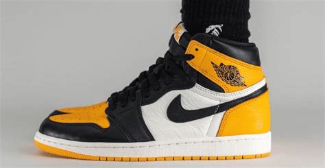 On-Foot Look: Air Jordan 1 High OG Retro "Yellow Toe" 555088-711