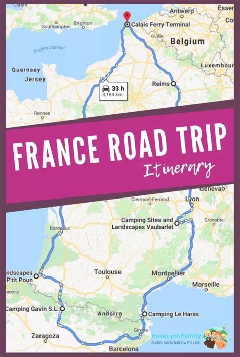 France road trip itinerary for a summer of family camping fun ...