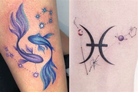 18 Pisces Tattoo Ideas Better Than Your Daydreams | Let's Eat Cake