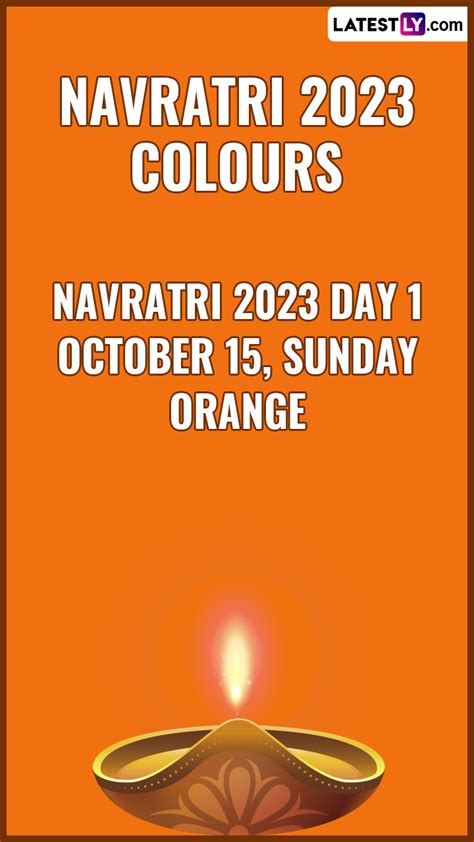 Navratri 2023 Colours: Day-Wise Colors for Nine Days of Navaratri ...