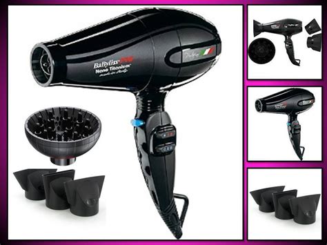 BABYLISS PRO 2000 WATT PORTOFINO 6600 NANO TITANIUM HAIR BLOW DRYER ...