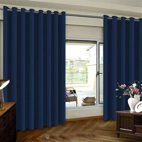 PrimeBeau Extra Wide Sliding Door Curtains Room Divider Grommet Top ...