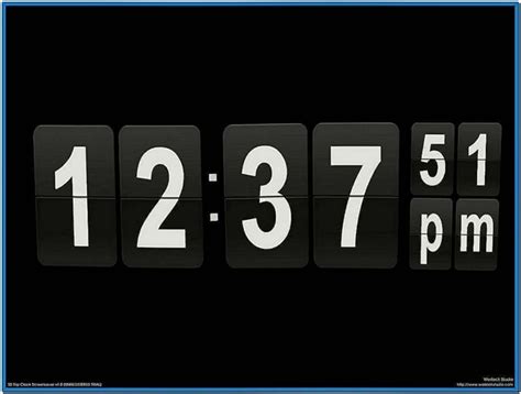 Digital clock screensavers for pc - Download free