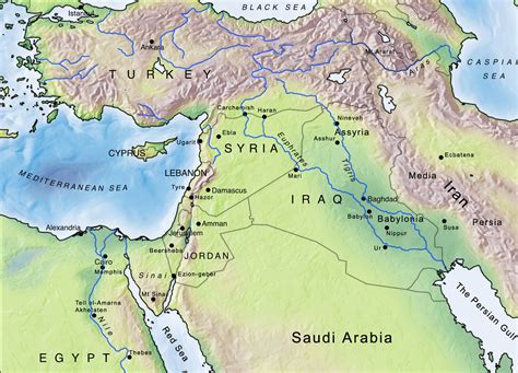 Ancient Civilizations Mesopotamia Map