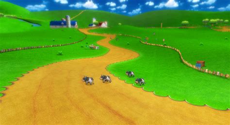 File:Moo Moo Meadows MKWii.png - Super Mario Wiki, the Mario encyclopedia