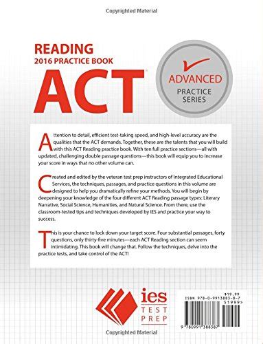 ACT Reading Practice Book (Advanced Practice) | Pricepulse