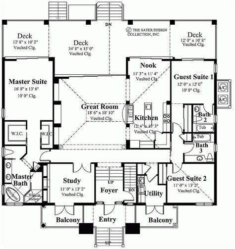 Lovely Plantation Home Floor Plans - New Home Plans Design