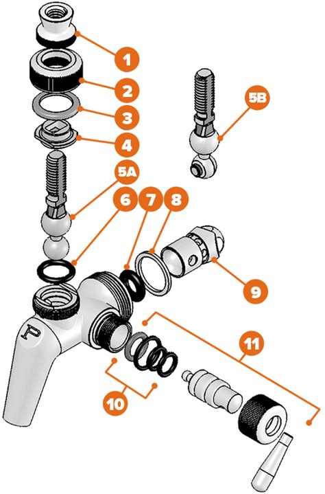 Perlick Faucet Diagram