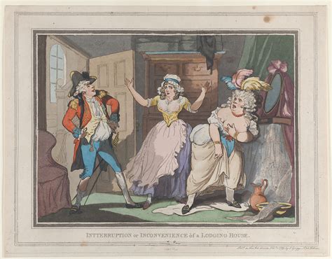 Thomas Rowlandson | Interruption or Inconvenience of a Lodging House ...