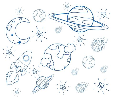 Space Drawing Images - Free Download on Freepik