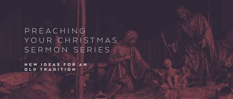 Christmas Sermon Series — New Ideas for An Old Tradition | Ministry Pass