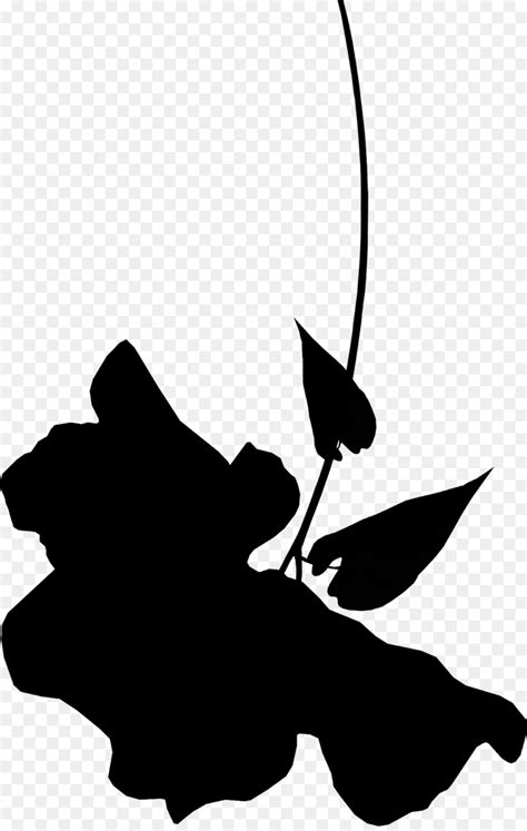 Free Black Flower Silhouette, Download Free Black Flower Silhouette png ...