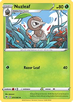 Nuzleaf | Pokédex