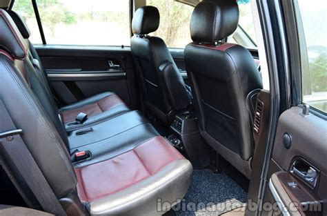 2014 Tata Aria Review rear seat