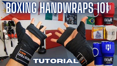 Different Style & Size Hand Wraps For Boxing | Tutorial - YouTube