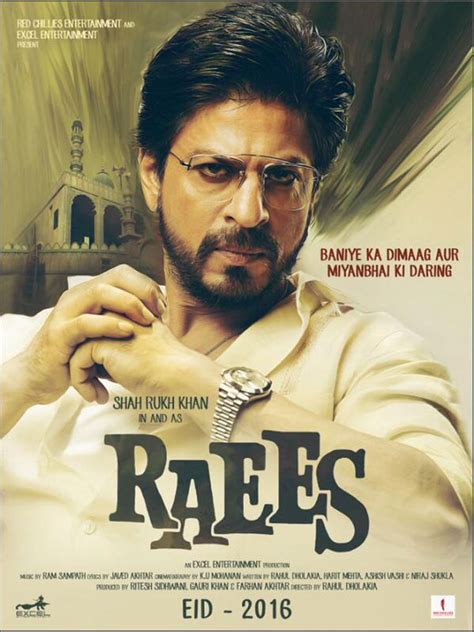 Shahrukh khan New Movie Raees Review, Story, Cast, Release Date, Poster