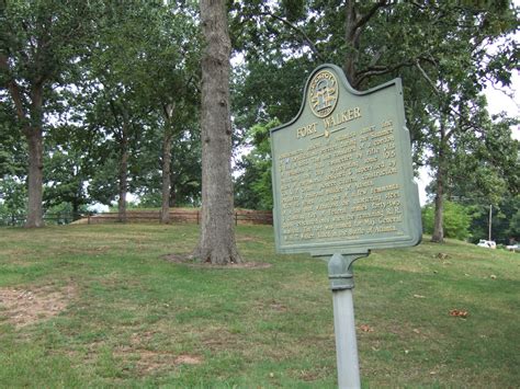 Photo: Fort Walker Marker & Redoubts