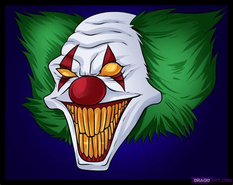 Free Easy Way To Draw Scary Clowns, Download Free Easy Way To Draw ...