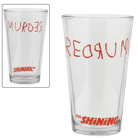 The Shining Redrum 15 oz. Glass - Entertainment Earth