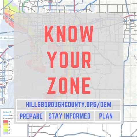 Hillsborough County Evacuation Zone Map