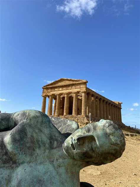 “The Valley of the Temples” in Agrigento, Sicily : r/pics