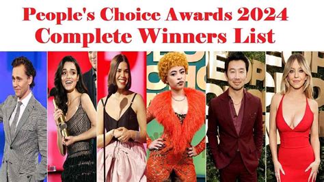 People's Choice Awards 2024: Here are The complete list of Winners ...