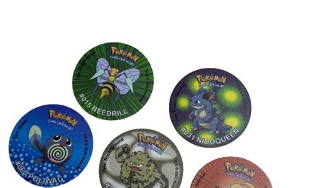 5 Pokemon Tazos Collection – Retro Hunts