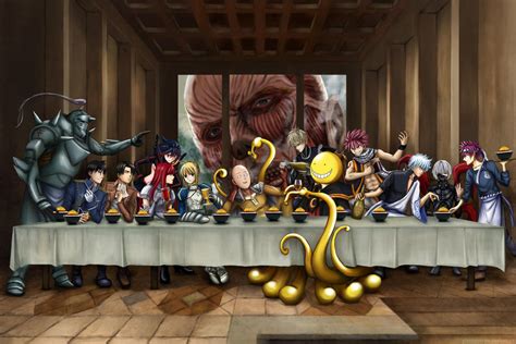 The Last Supper - Anime crossover version by pixelmotron on DeviantArt