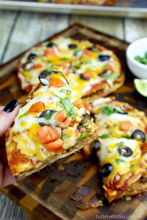 Easy Mexican Pizza Recipe - Butter Your Biscuit