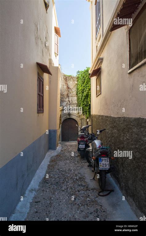 Rhodes Old Town Stock Photo - Alamy