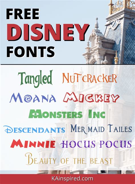 Disney Font Generator