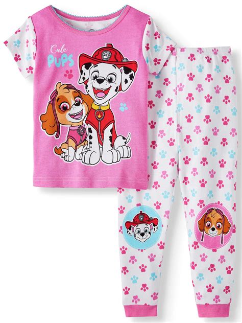 Paw Patrol Cotton tight fit pajamas, 2pc set (toddler girls) – BrickSeek