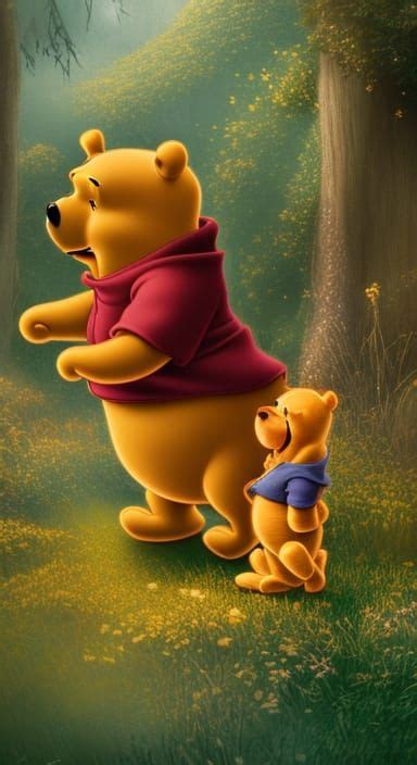 pooh bear - AI Generated Artwork - NightCafe Creator