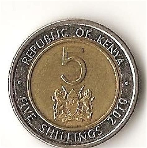 5 Shillings 2010, Republic (2001-present) - Kenya - Coin - 36922