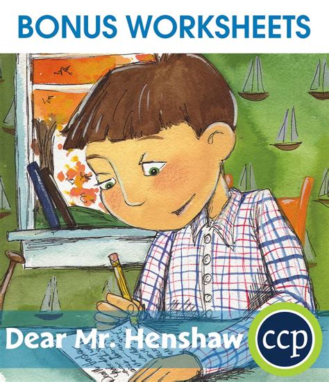 Dear Mr. Henshaw - BONUS WORKSHEETS - Grades 5 to 6 - eBook - Bonus ...