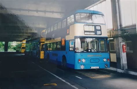 VINTAGE YELLOW BUSES Leyland Fleetline 143,Mallard Road Depot ...