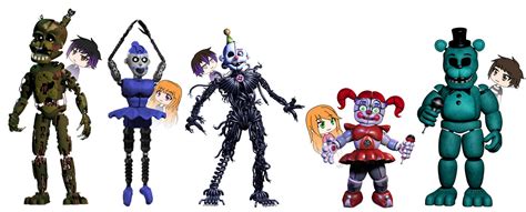 The Afton family (FNAF Agentverse) by AgentPrime on DeviantArt