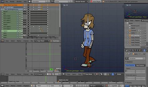 2d Character Animation In Blender - Tutorial