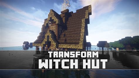 Let´s transform a minecraft WITCH HUT | German - YouTube