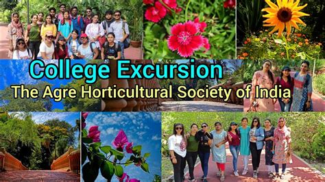 The Agri Horticultural Society of India 🍃 College Excursion 😍 Botany ...