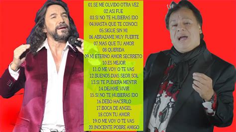 Juan Gabriel Y Marco Antonio Solis Sus Mejores Éxitos Grandes Exitos ...