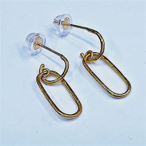 24k pure gold earrings Pure Gold, Gold Earrings, Jewels, Pure Products ...