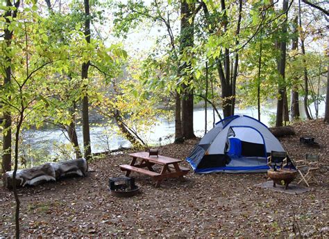 Luray Virginia Riverfront Tent Camping Shenandoah Valley