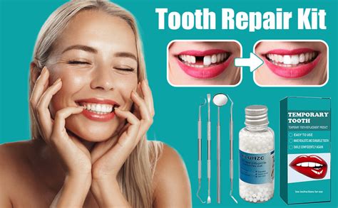 Amazon.com : Ganbaro Moldable False Teeth, Teeth Repair Kit, Tooth ...