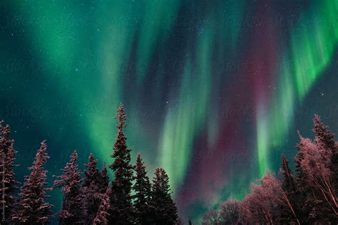 "Aurora Borealis On December 21, 2014 At Chena Hot Springs, Fairbanks ...