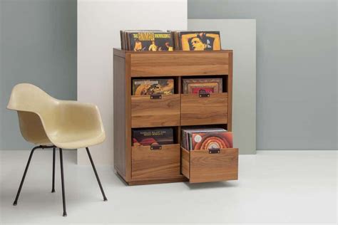 Dovetail 1 x 1 Vinyl Storage Cabinet | Record storage cabinet, Vinyl ...